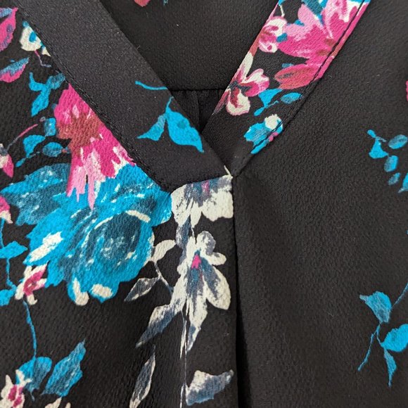 Gibson Floral Print Shell Top Size Medium - Picture 5 of 14